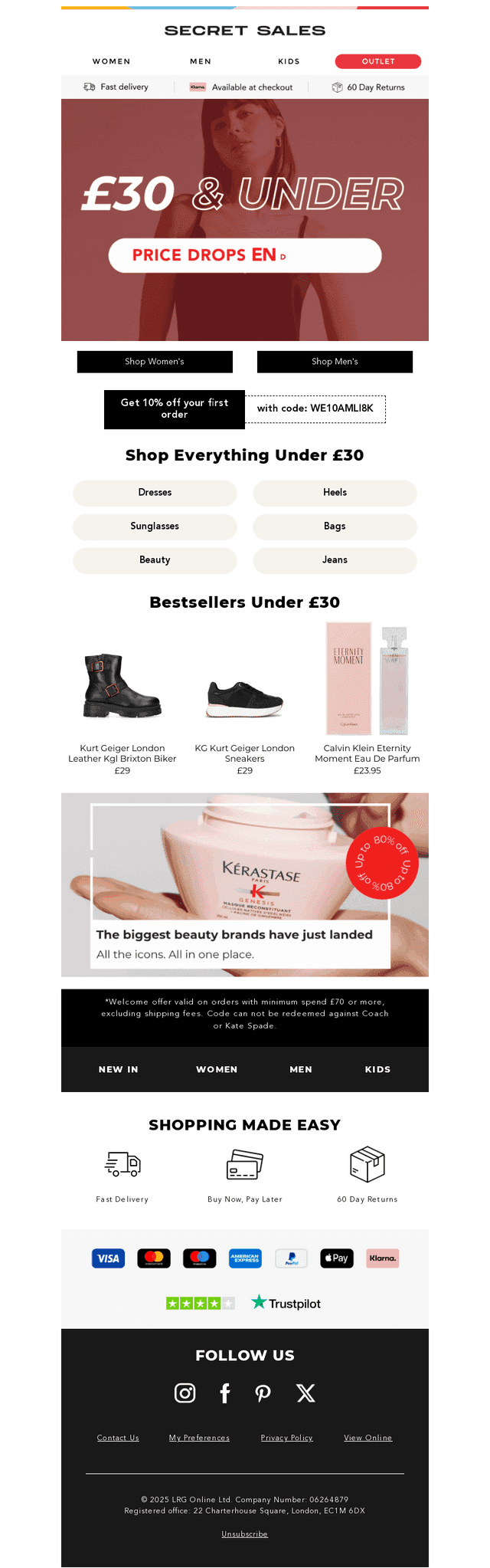 Don’t Wait! Refresh Your Wardrobe for £30 & Under!
