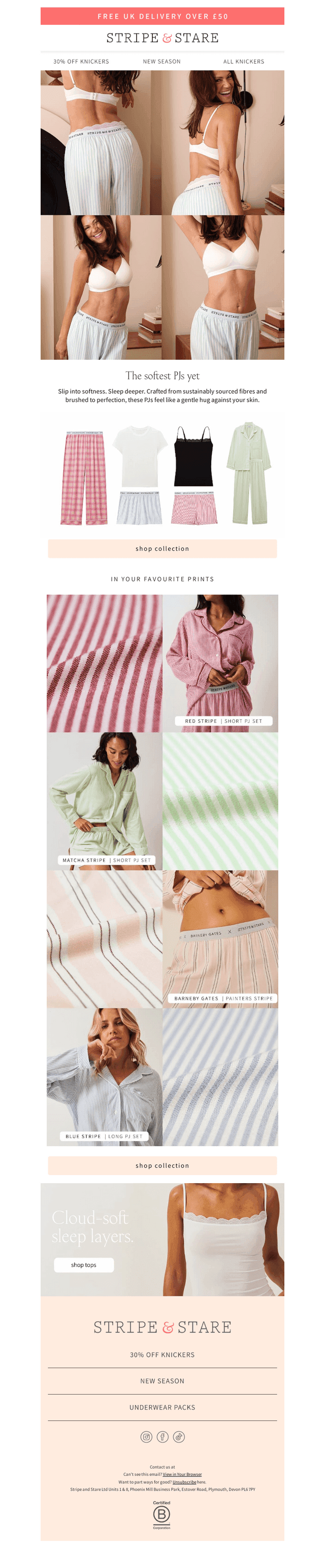 The softest PJs yet.