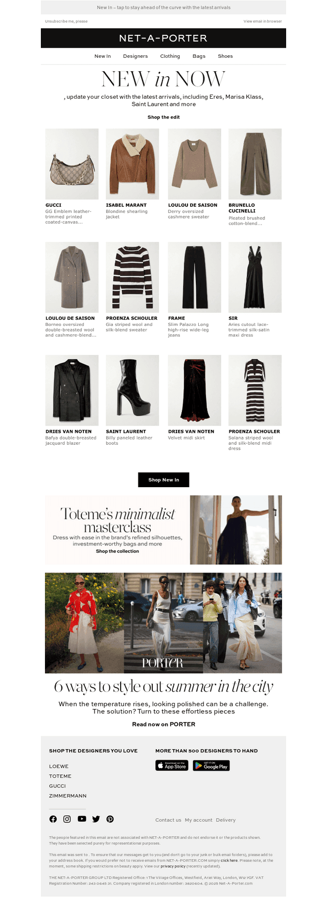 Eres, Marisa Klass and more newness