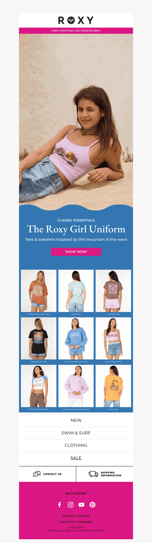 The Roxy Girl Uniform 💓