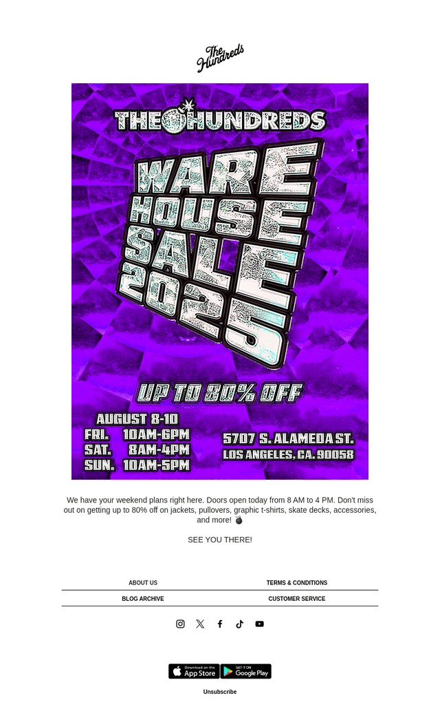 🚨 WAREHOUSE SALE :: DAY TWO🚨