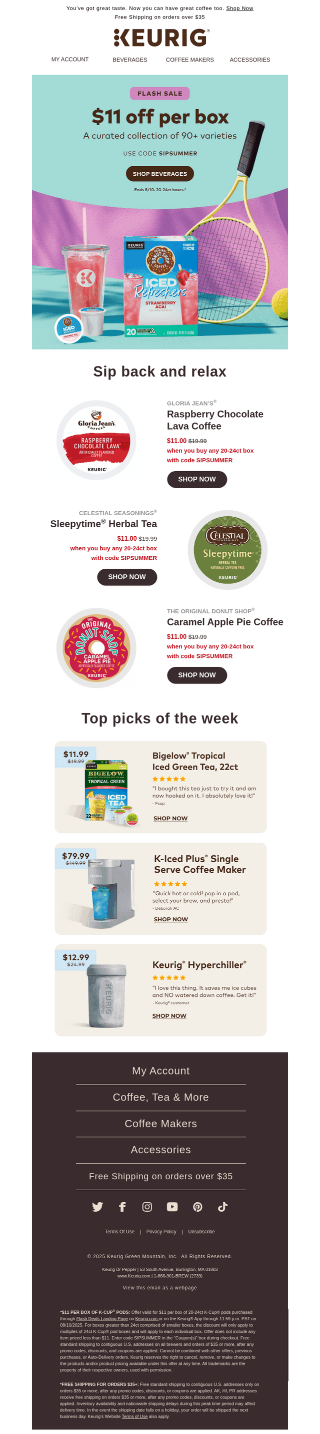 Your next brew is only $11 per box ☕