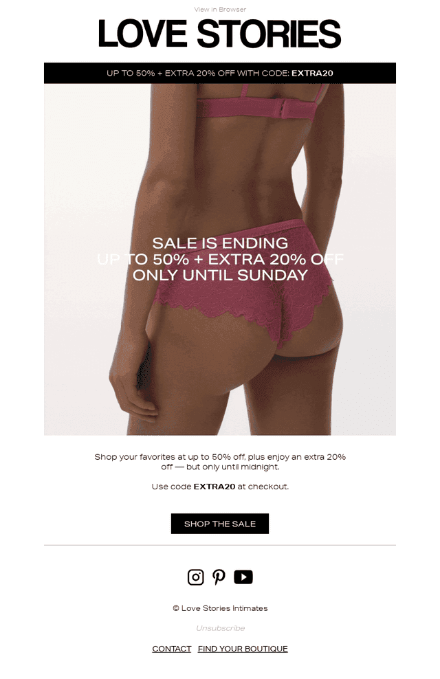 FINAL CALL: Last chance to save extra 20%