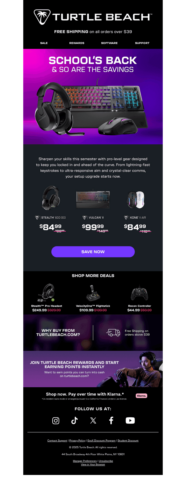 Turtle Beach email from Sun, Aug 10, 2025