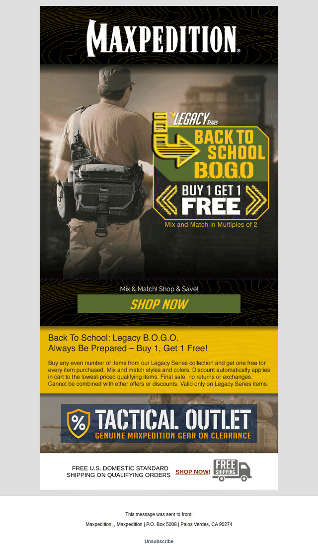 Back to School BOGO is Here