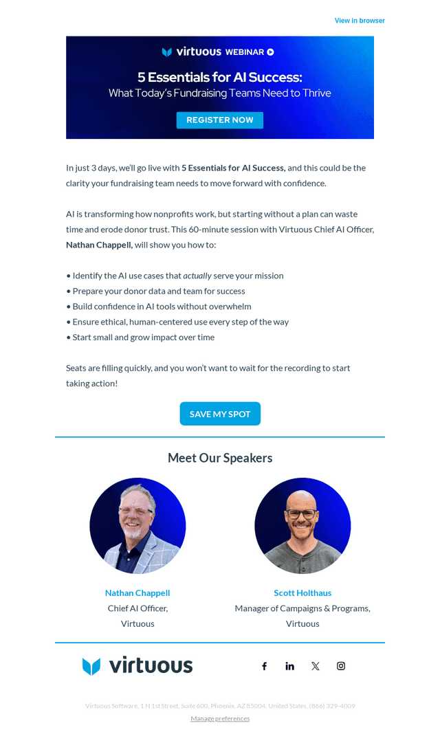 3 days left to save your seat