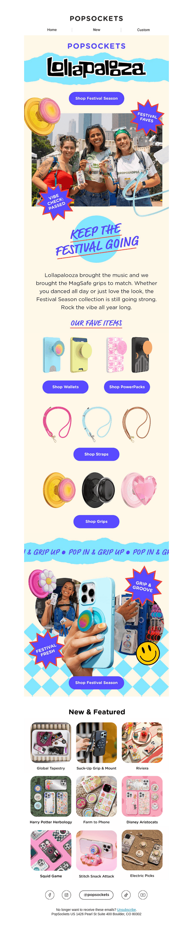 Festival favorites 🎶​