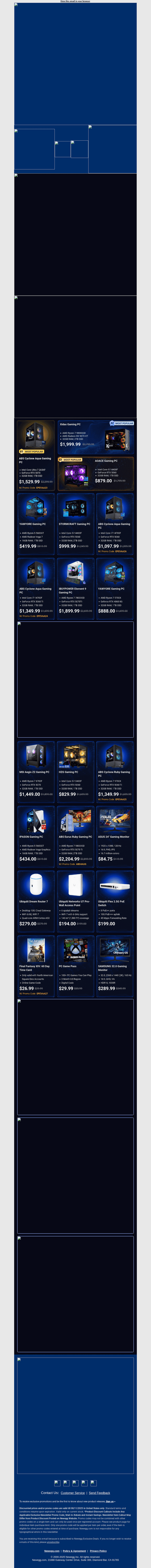 💻 Gaming PCs, Gaming Monitors, Wireless Routers & Games