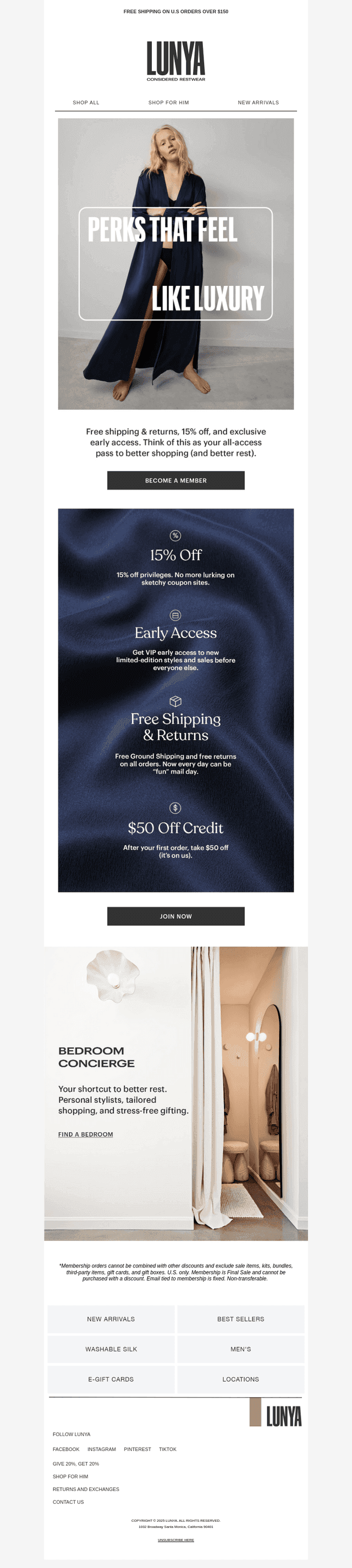 THE LUNYA MEMBERSHIP