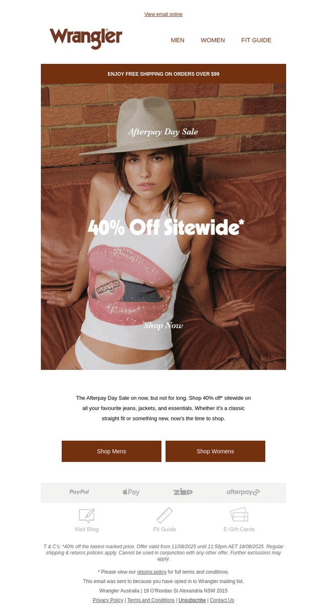 40% Off Sitewide On Now