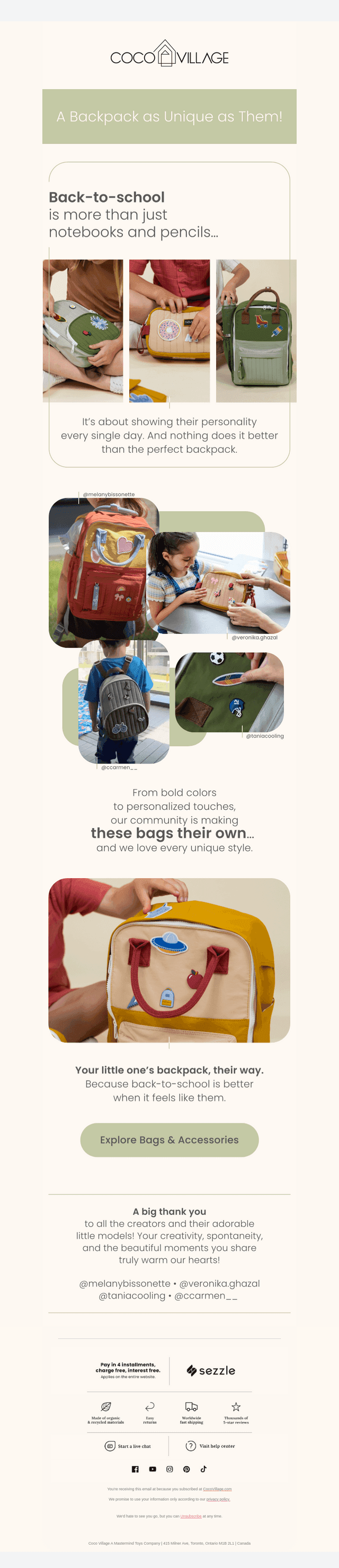 🌟 A Backpack as Unique as They Are!