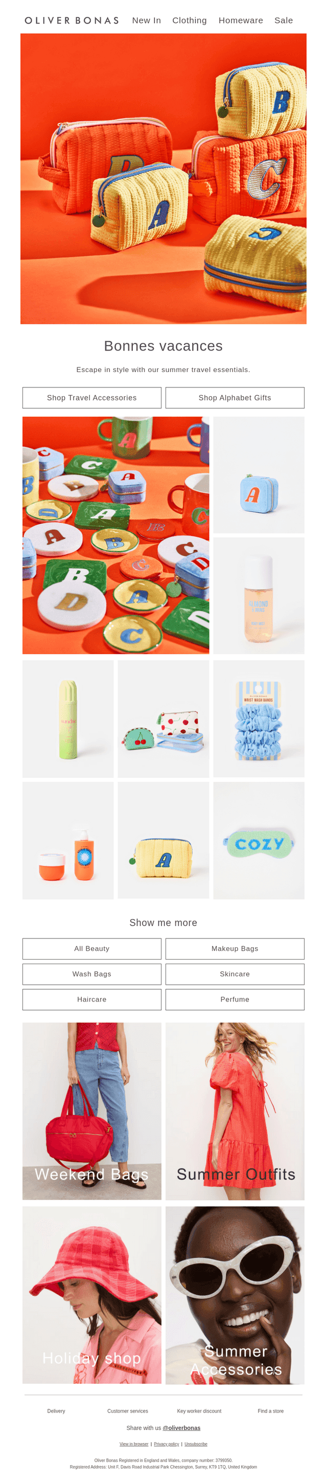 Bonnes vacances | Travel essentials