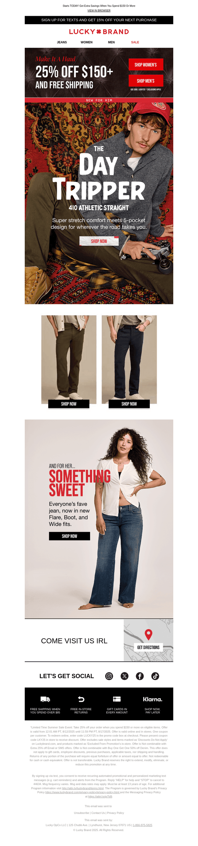 Introducing The Day Tripper 👖 Plus EXTRA 25% OFF!