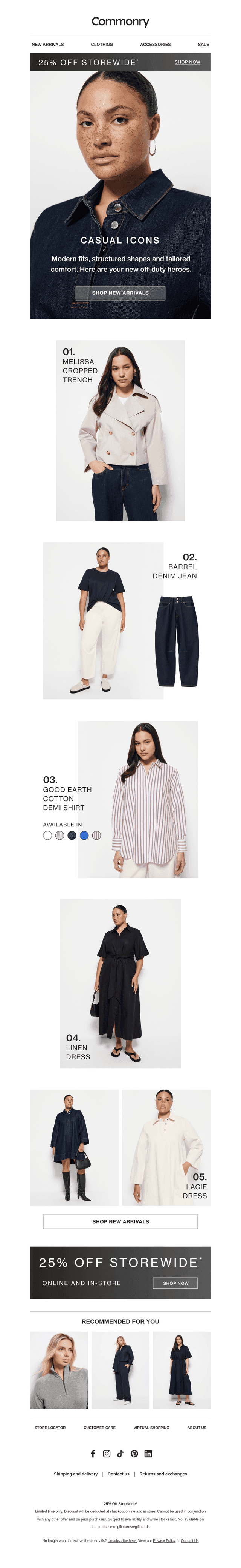 25% Off Storewide | The new casual