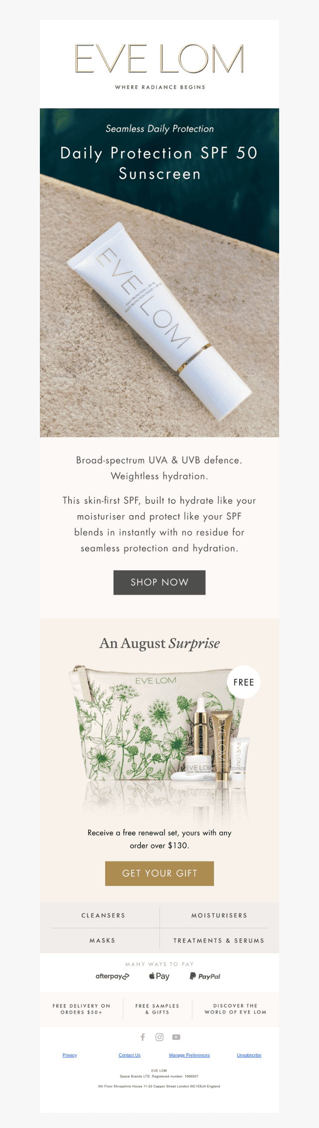 🌻Spa-like Protection Under the Sun🔆