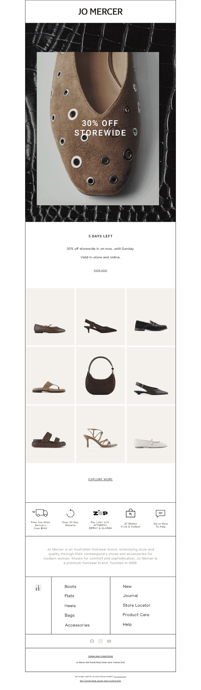 30% Off | 5 Days Only