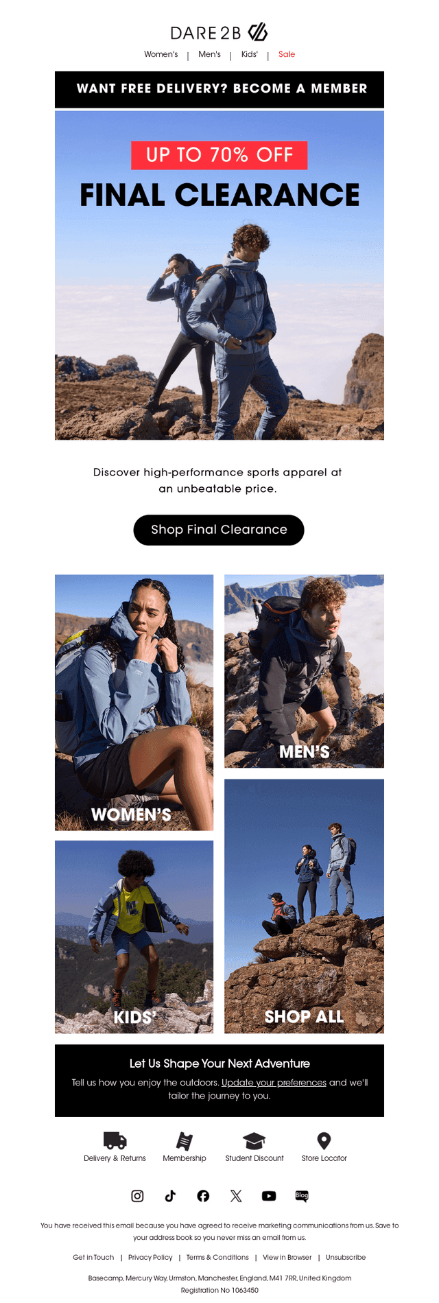 Final Clearance Up to 70% Off