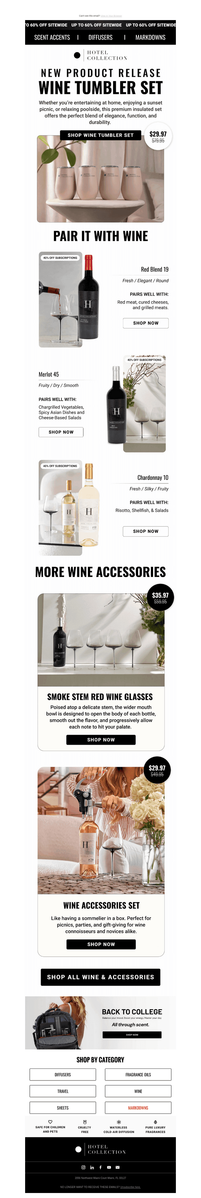NEW: Wine Tumbler Set