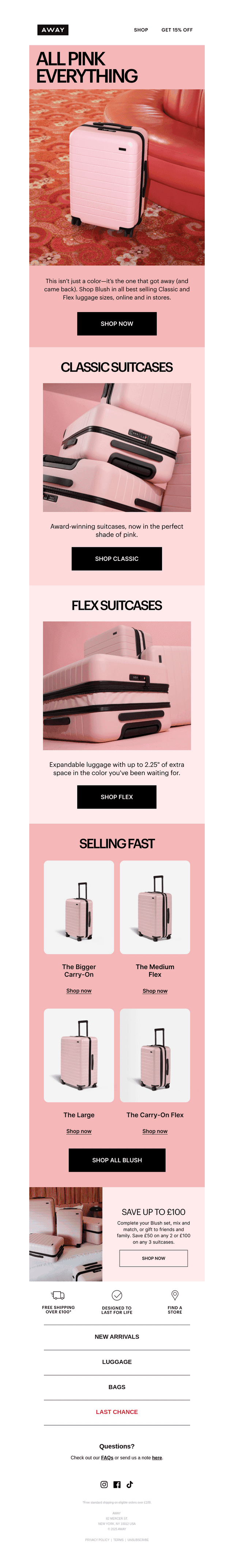 Blush Pink has landed