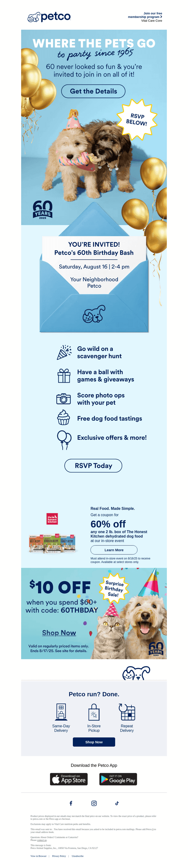 🥳 TIME TO PAWTY AT PETCO! 🥳
