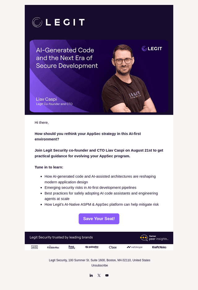 Webinar: AI-Generated Code and the Next Era of Secure Development