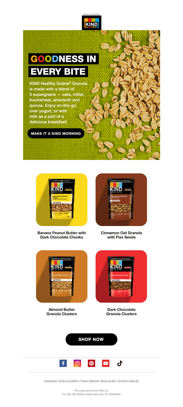 5 Supergrains, 1 Super Granola! 🌾💥