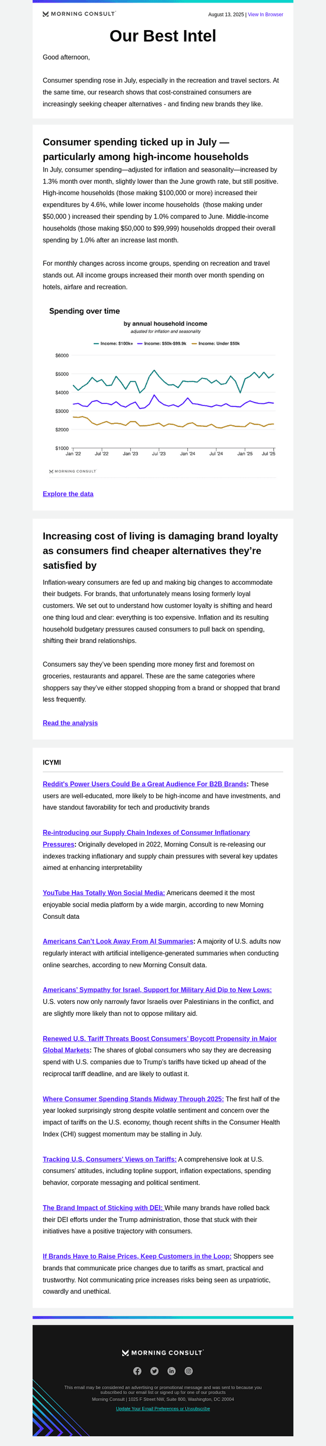 Morning Consult email from Wed, Aug 13, 2025
