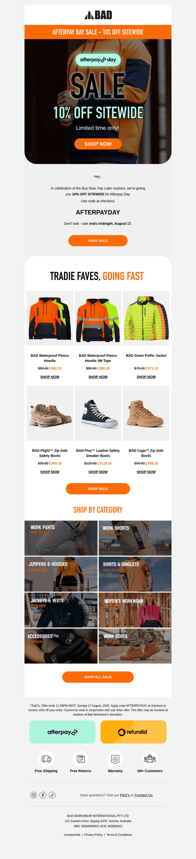 10% Off SITEWIDE! Limited Time Only!