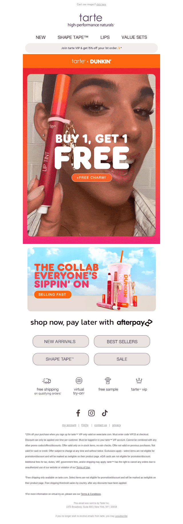 TODAY ONLY: FREE Dunkin' lip🩷🧡