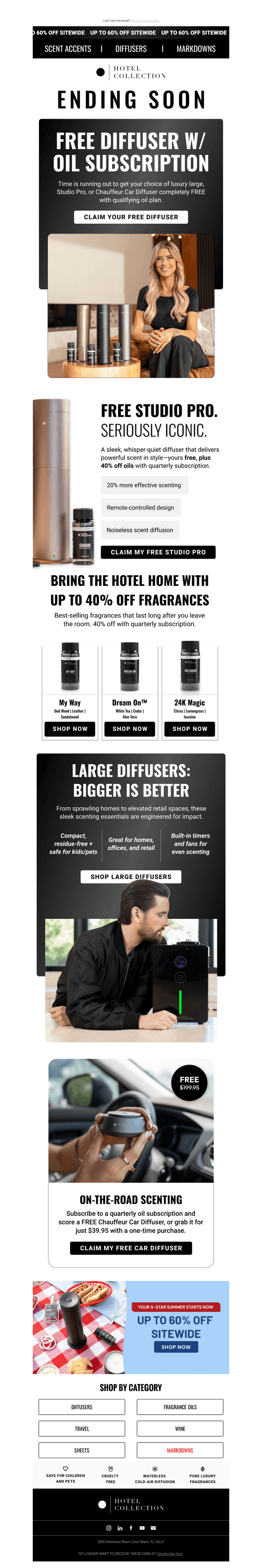 Last Call: Free Diffuser Inside