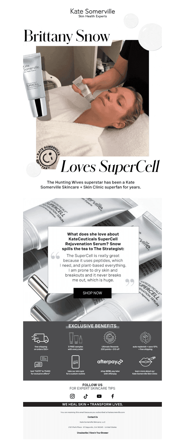OMG: Brittany Snow 🩶 SuperCell