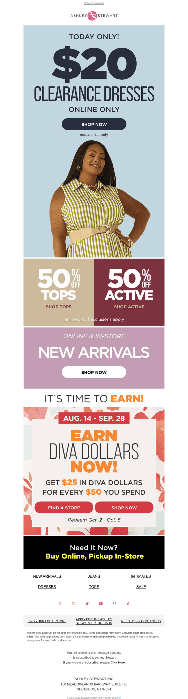 TODAY ONLY: $20 CLR DRESSES