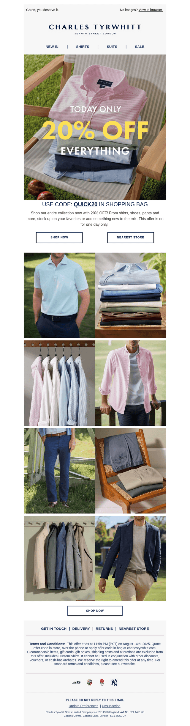 20% OFF Today Only!
