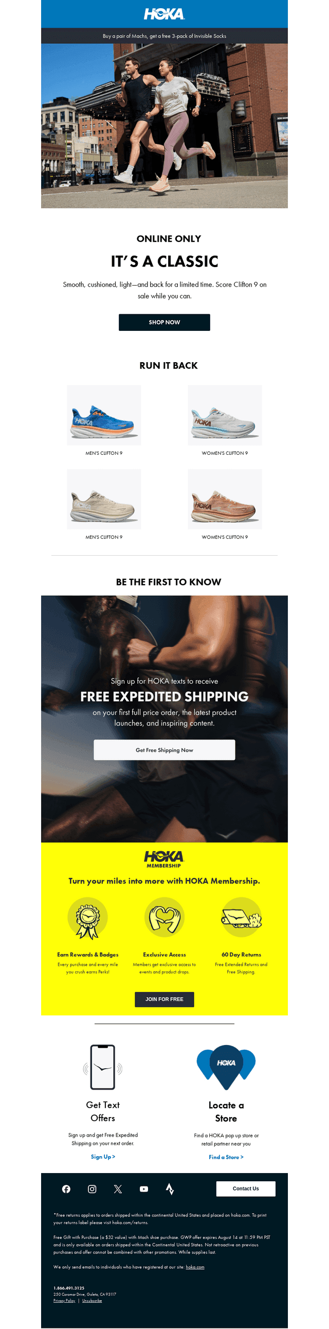 Clifton 9: online only