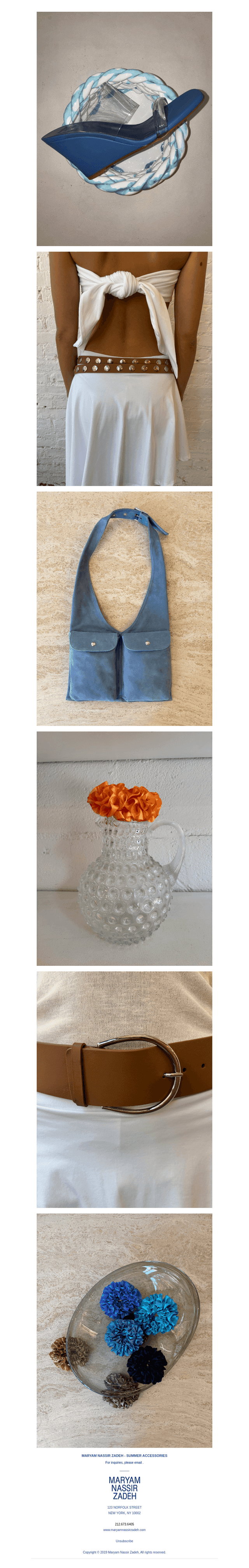 MNZ — SUMMER ACCESSORIES