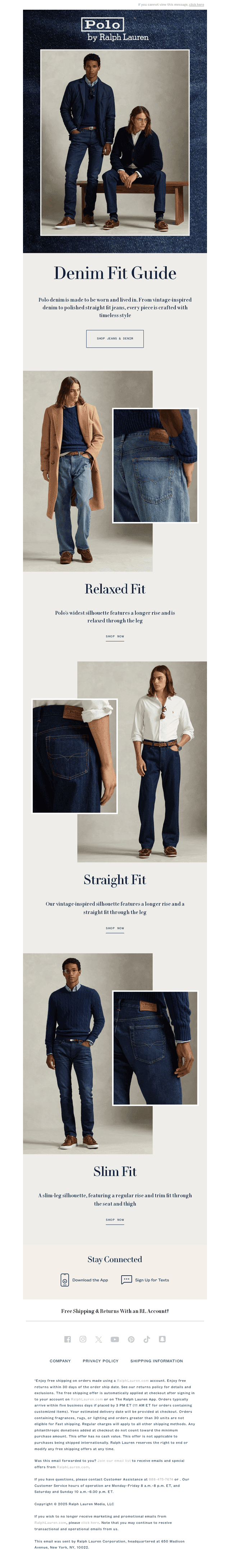 Just Dropped: Denim Fit Guide