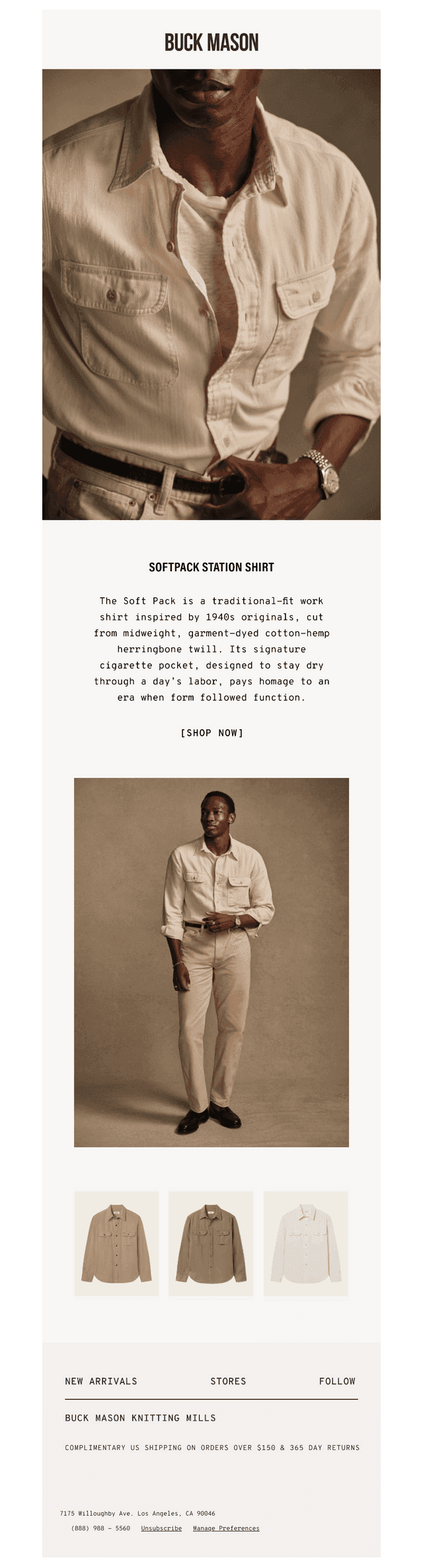 The Soft Pack Station Shirt