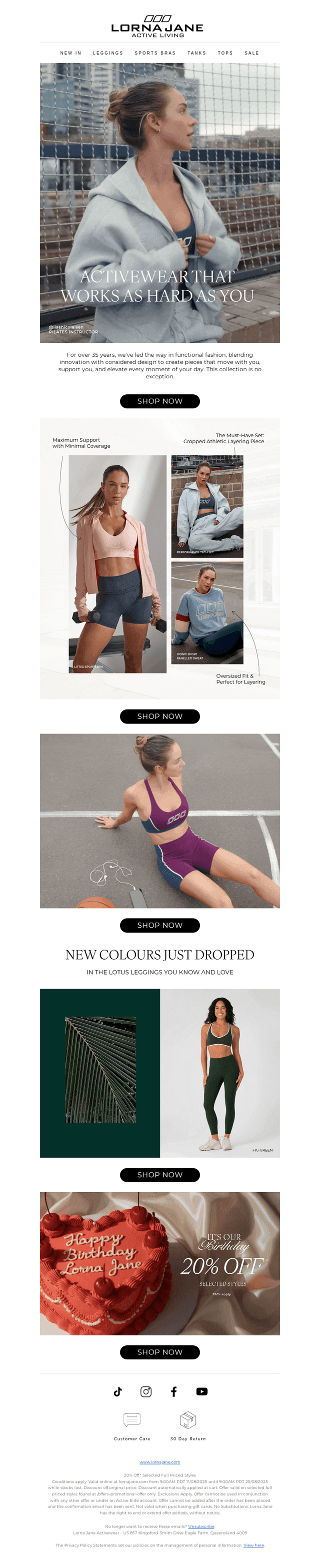 This is Activewear, at it's PEAK