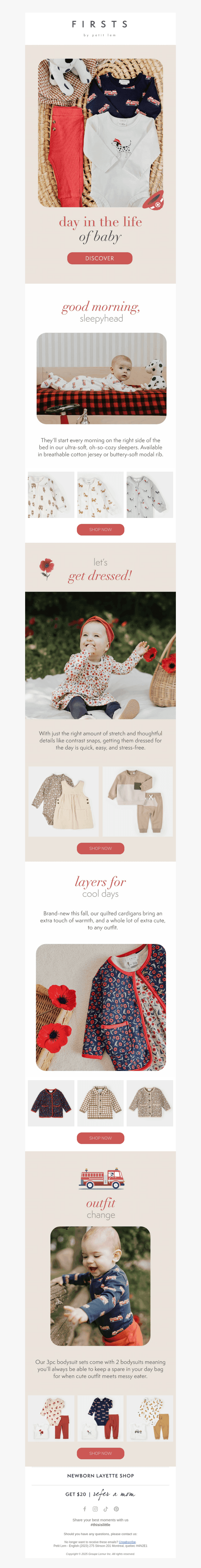 Essentials for every step of baby's day! 🌞