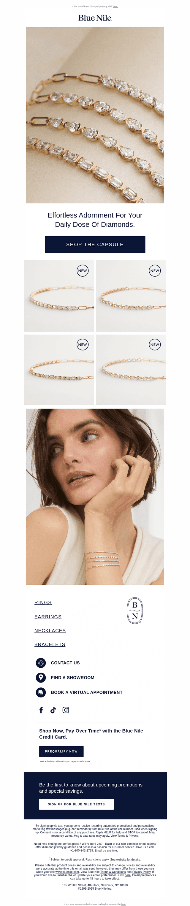 Now Arriving: Mini Half Tennis Bracelets