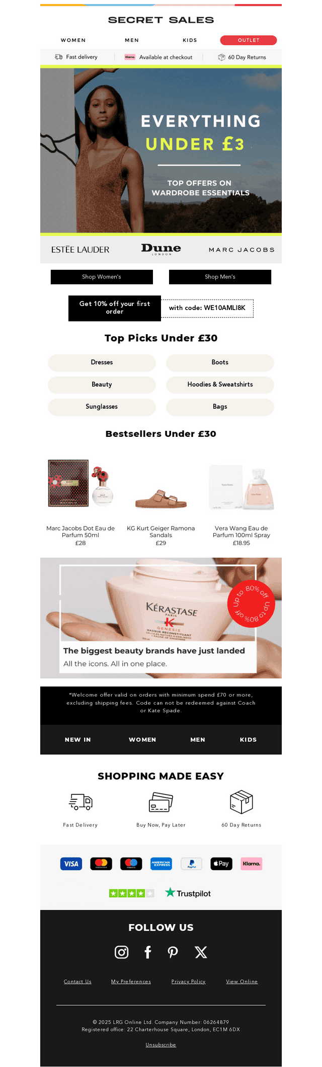 Your Style Update Starts at Just £30 & Under!