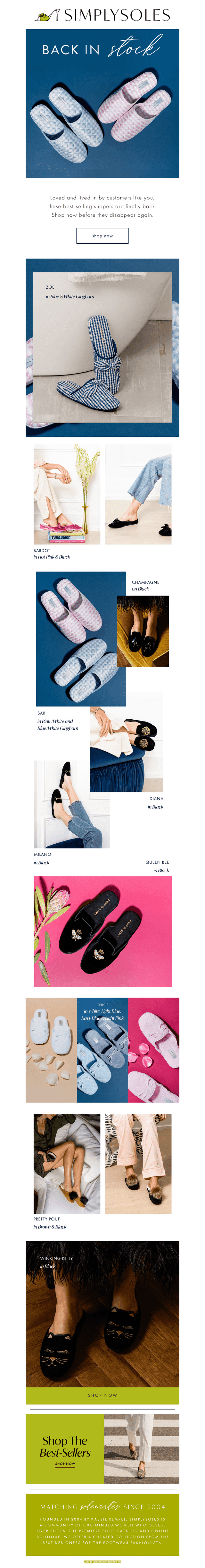 Your favorite slippers are back 🤍
