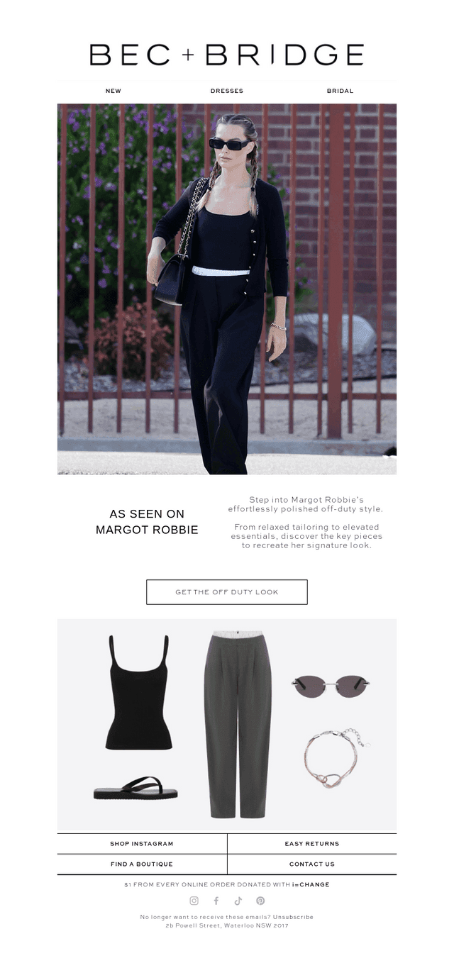 AS SEEN ON MARGOT ROBBIE