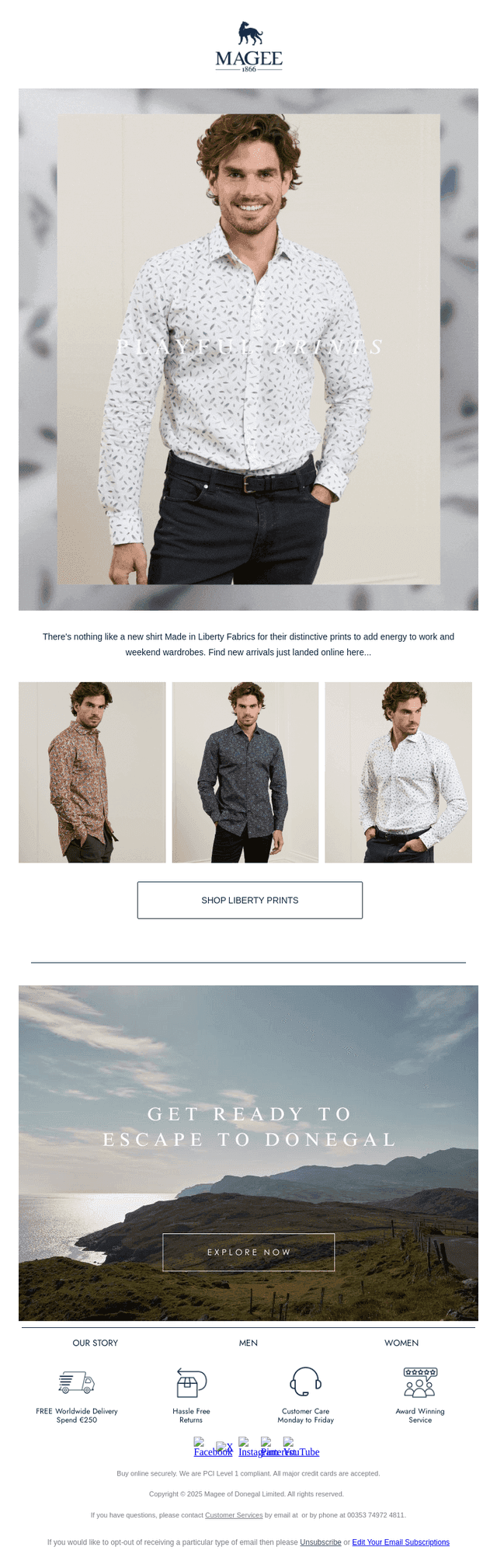 Your wardrobe needs some new print shirts