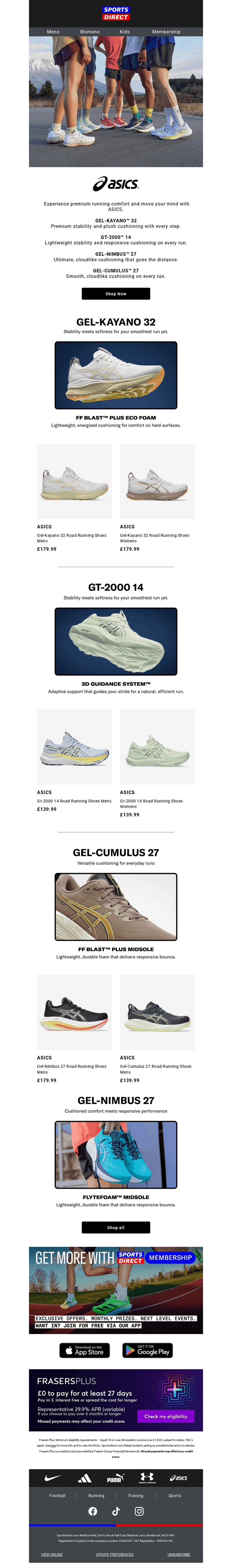ASICS: The running collection