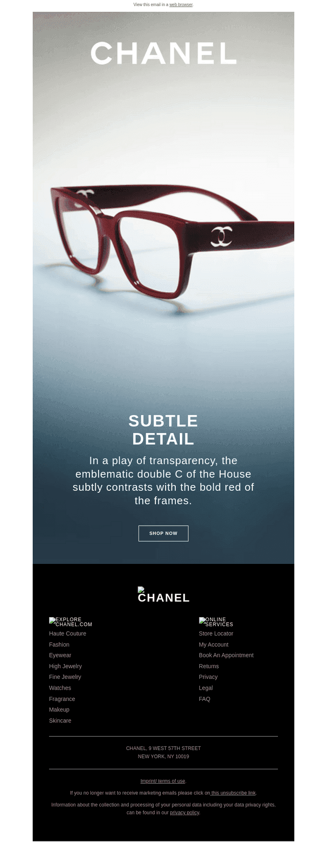 Subtle Detail — CHANEL Eyewear