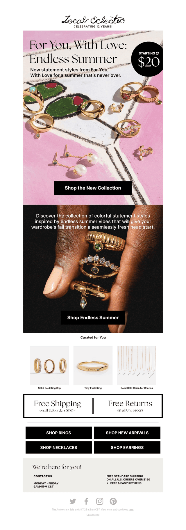 NEW! Endless Summer (starting @ $20)
