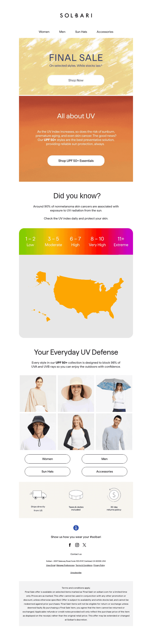 Your solar barrier for high UV days