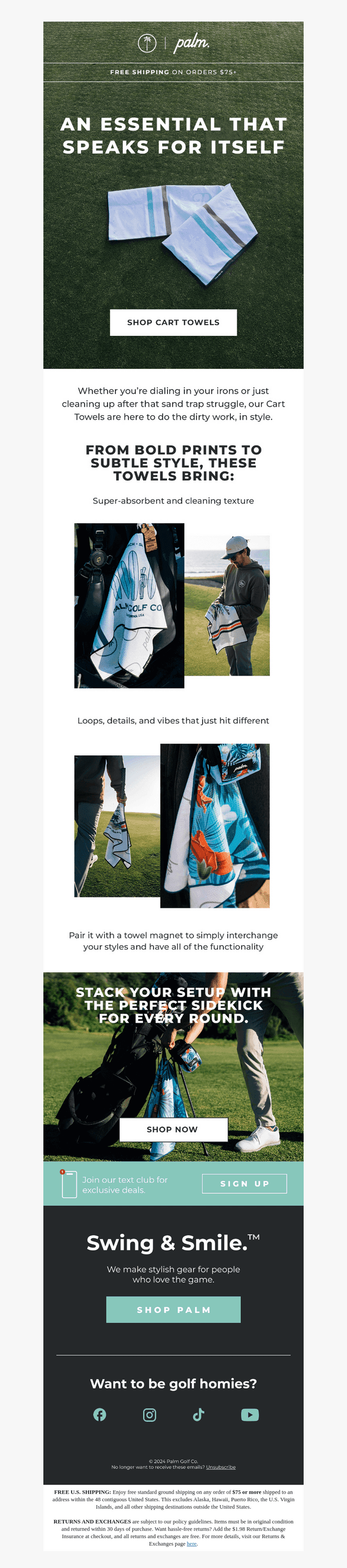 Towels Built for the Turf ⛳🏌️‍♂️