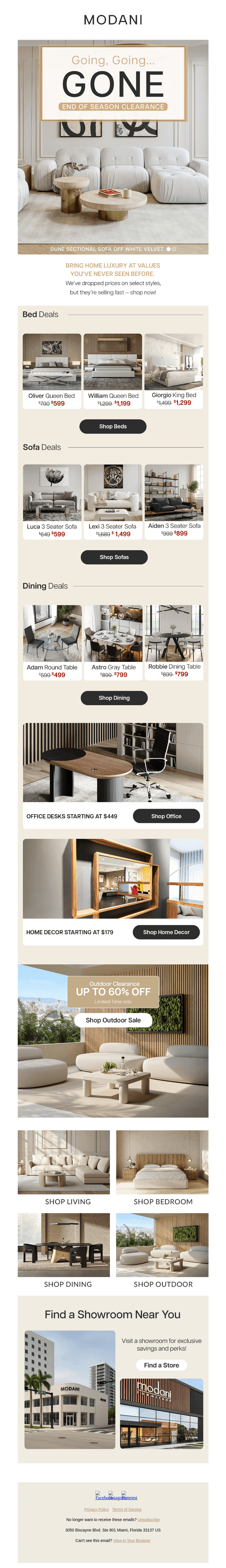 Luxury Items at Clearance Prices — Few Days Only!